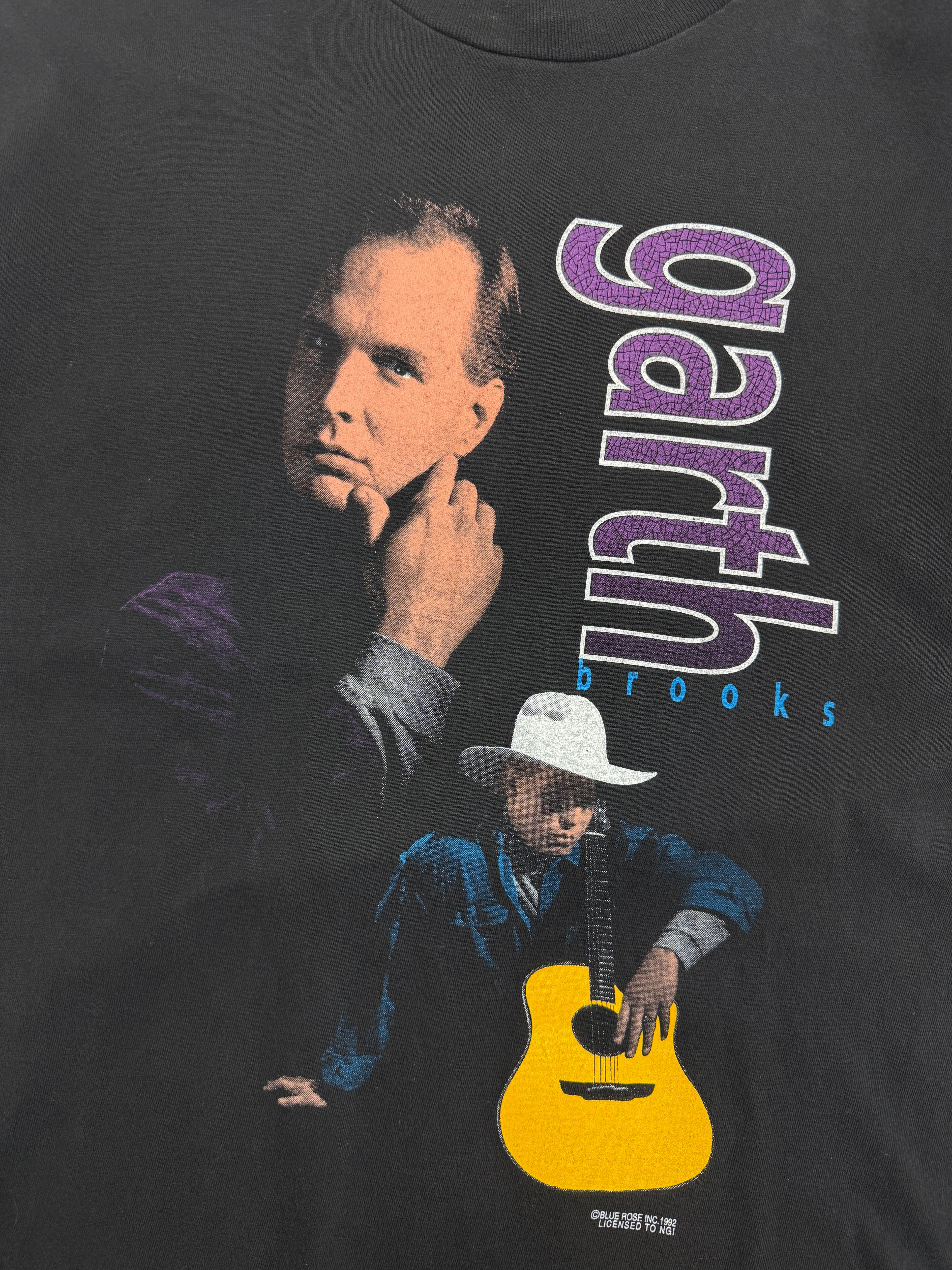 Vintage 90's Garth Brooks Tee Black