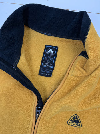 Vintage Nike ACG Fleece Vest Yellow