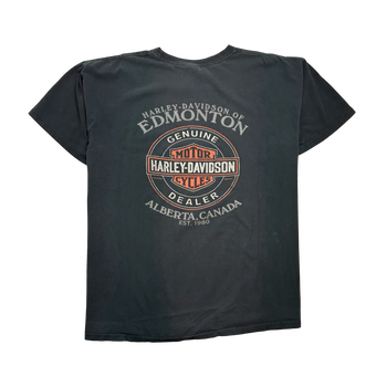 Vintage '12 Harley Davidson Of Edmonton Tee Black