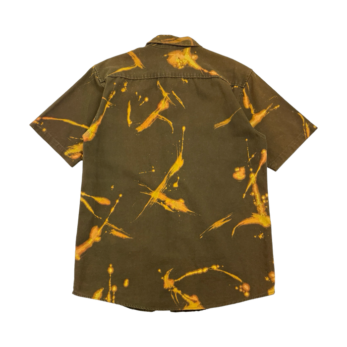 1990’s Carhartt Button-up Shirt Olive Green | Vitnage Clothing Store Canada