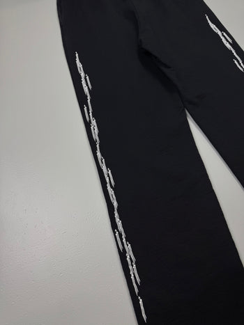Chrome Hearts RS3 Stark Triple Cross Baggy Lounge Sweatpants