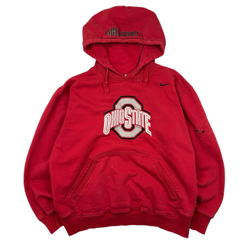 Vintage Nike Ohio State Hoodie Red