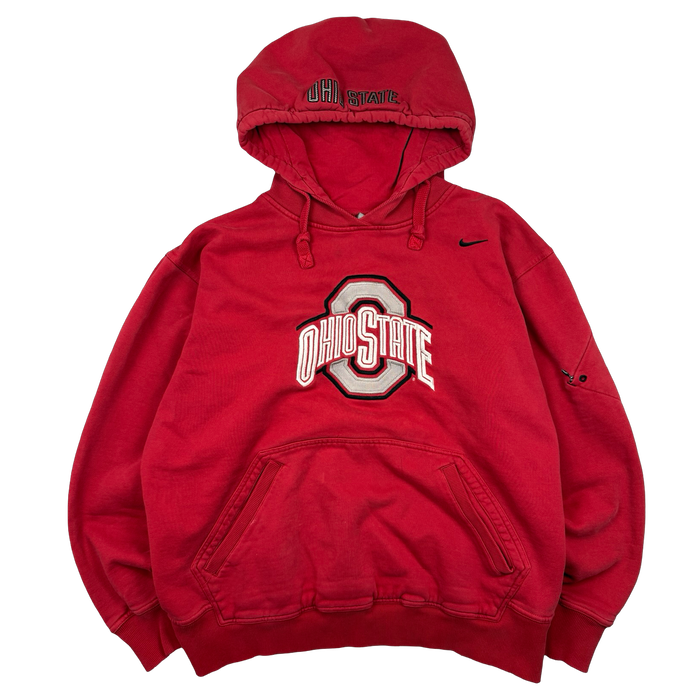 Vintage Nike Ohio State Hoodie Red | Vitnage Clothing Store Canada