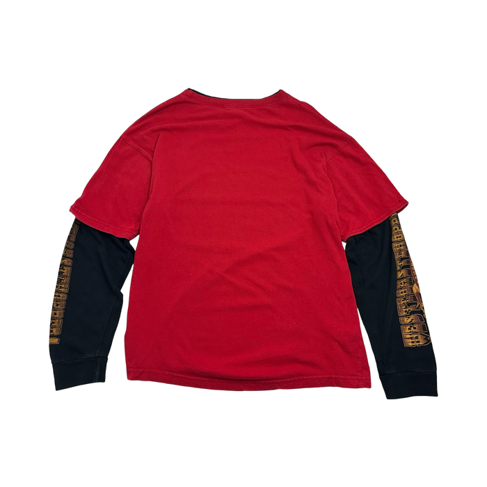 Vintage West Coast Choppers Jesse Who Biker L/S Tee Red | Vitnage Clothing Store Canada
