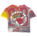 Vintage 90's Chicago Bulls AOP Tee Red
