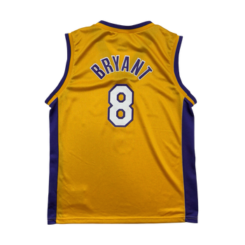 (XXS) Vintage Champion LA Lakers Kobe Bryant Jersey Yellow