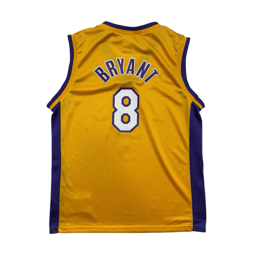 Vintage Champion LA Lakers Kobe Bryant Jersey Yellow | Vintage Clothing Store Canada