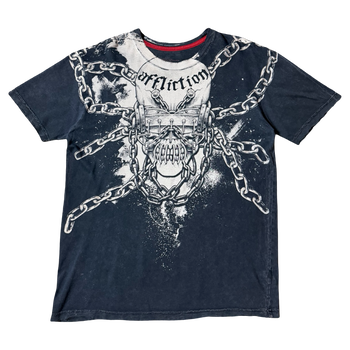 Y2K Affliction x Megadeath Tee Black