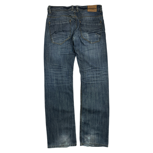 Parasuco Wrinkled Denim Pants | Vintage Clothing Store Canada