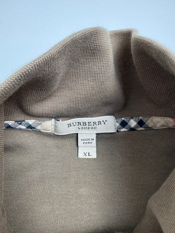 Burbury Half-Zip Sweater Brown (USED)