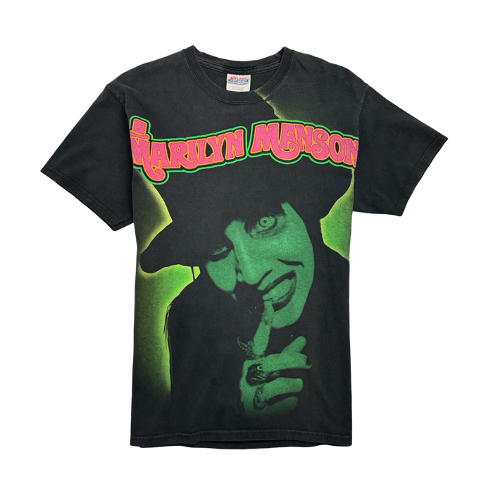 Vintage '02 Marilyn Manson Tee Black | Vitnage Clothing Store Canada