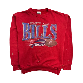 Vintage 90s NFL Buffalo Bills Sweatshirt Red