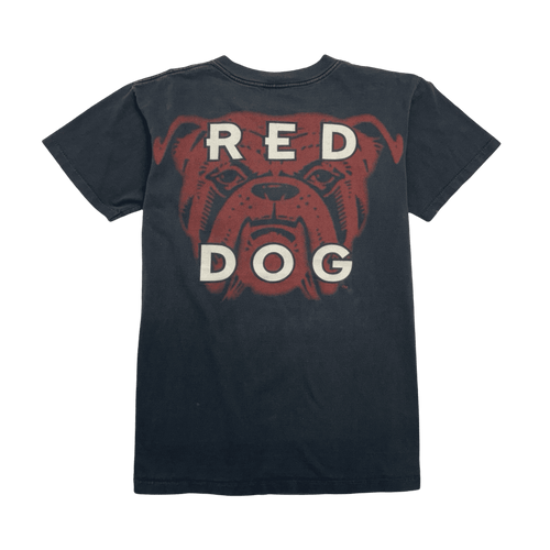 (L) Vintage 90s Red Dogs Tee Black | Vintage Clothing Store Canada