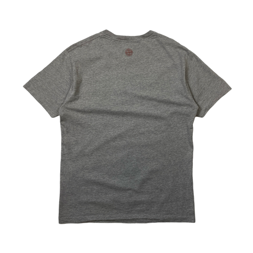 Stone Island Multi Logo Tee Grey (USED) | Vintage Clothing Store Canada