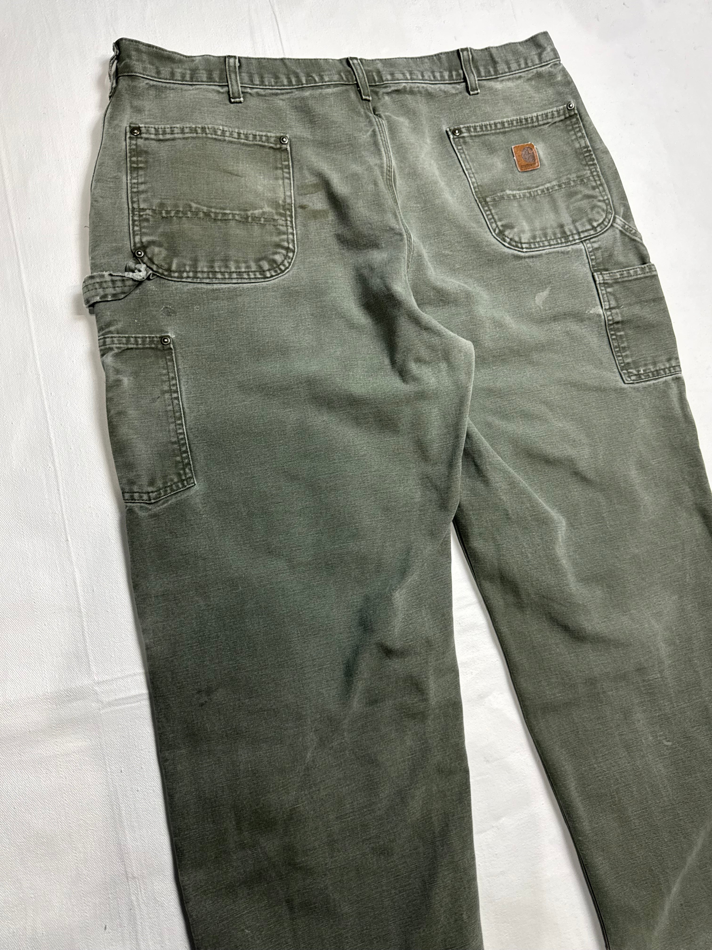 Carhartt Double Knee Carpenter Pants Green