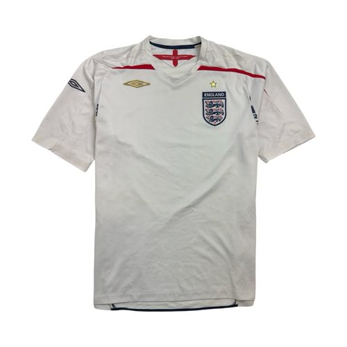 Vintage 2000s England Home Jersey White | Vintage Clothing Store Canada