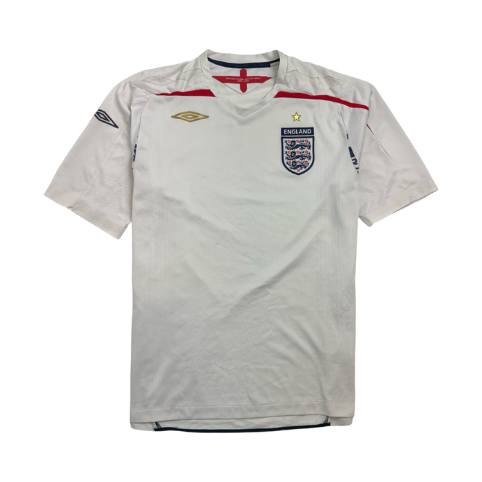 Vintage 2000s England Home Jersey White | Vitnage Clothing Store Canada