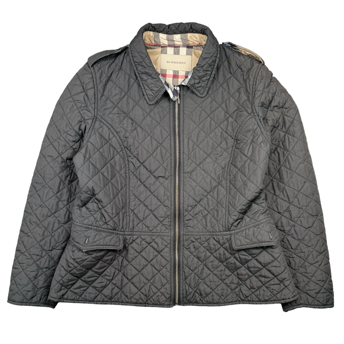 Women’s Burberry Quilted Jacket Black (USED) | Vitnage Clothing Store Canada