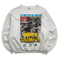 Vintage 1990's Toronto Blue Jays News Paper Sweatshirt White