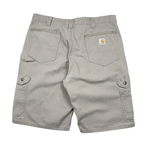 Vintage Carhartt Carpenter Cargo Shorts Desert Sage | Vintage Clothing Store Canada