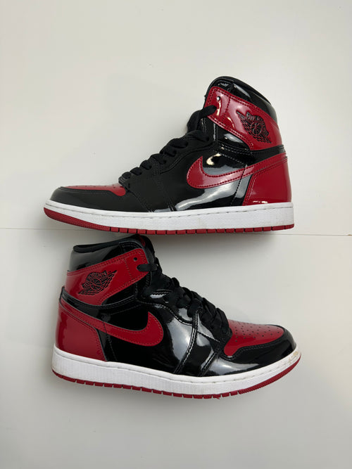 Air Jordan 1 Retro High OG Patent Bred (USED) | Vintage Clothing Store Canada