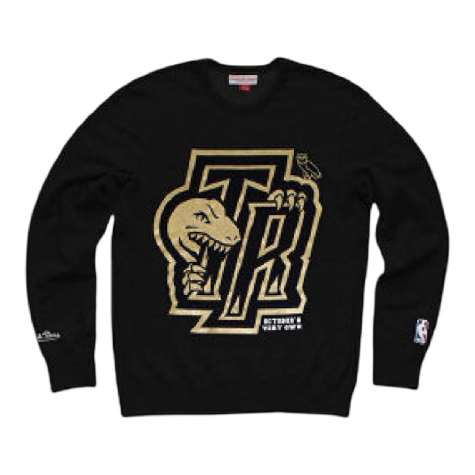 OVO x Mitchell & Ness Toronto Raptors Crewneck Black