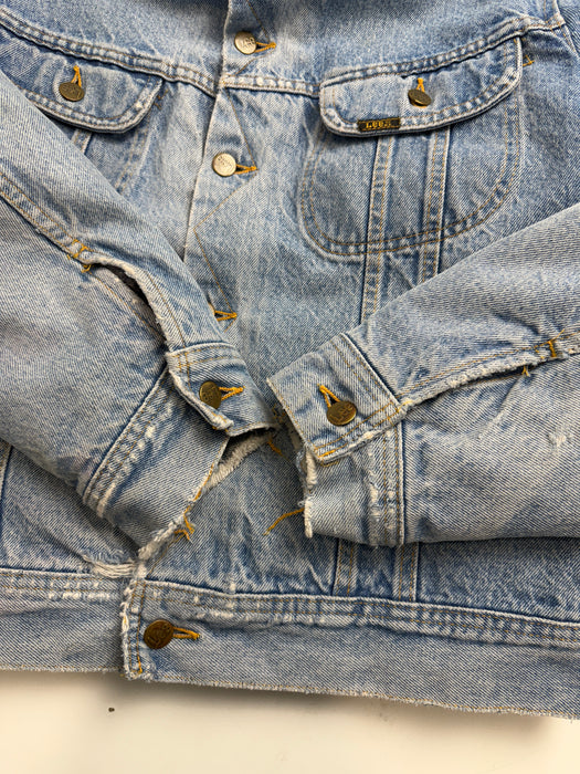 Vintage Wool Lined Lee Stormrider Denim Jacket | Vitnage Clothing Store Canada
