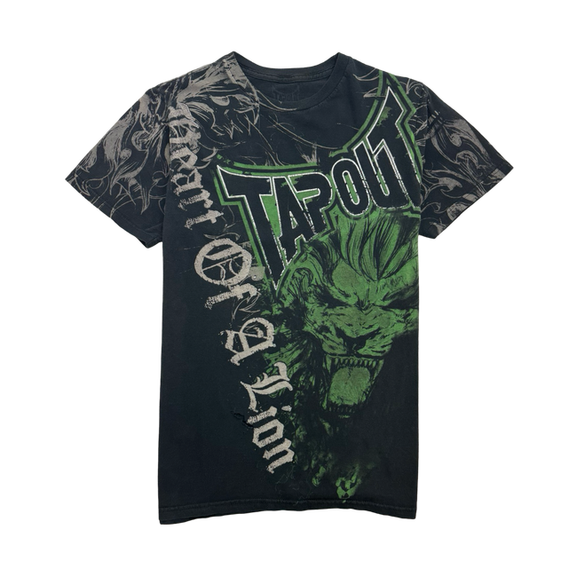 Vintage Y2k Tapout Tee Black