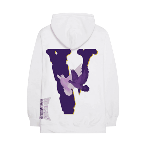 Vlone x Nav Doves Hoodie White | Vintage Clothing Store Canada