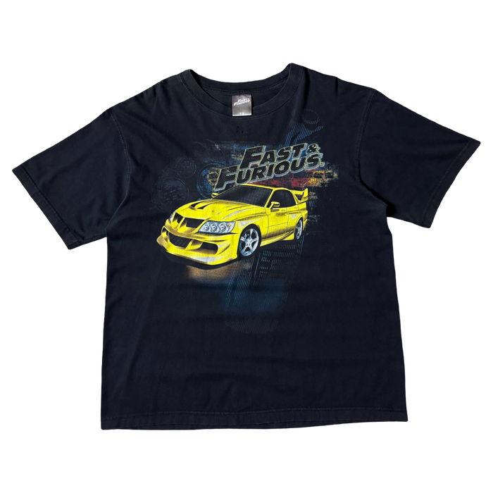 Vintage Fast and Furious Lancer Evo Tee Black | Vitnage Clothing Store Canada