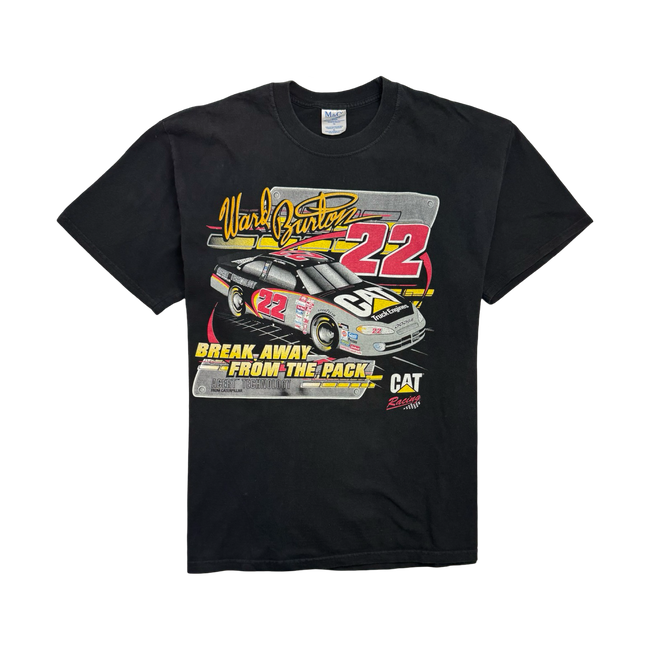 Vintage 2000s Ward Burton Nascar Tee Black