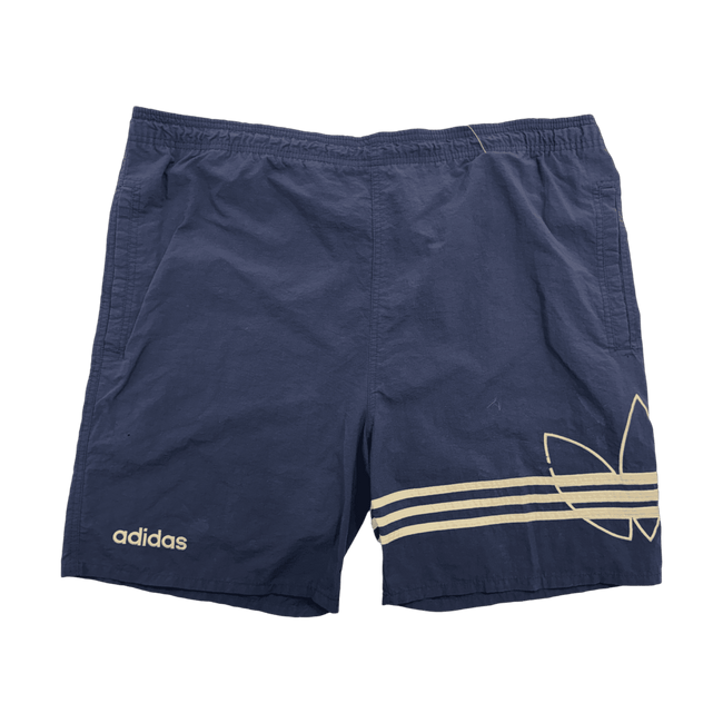 (XL) Vintage Adidas Nylon Shorts Navy