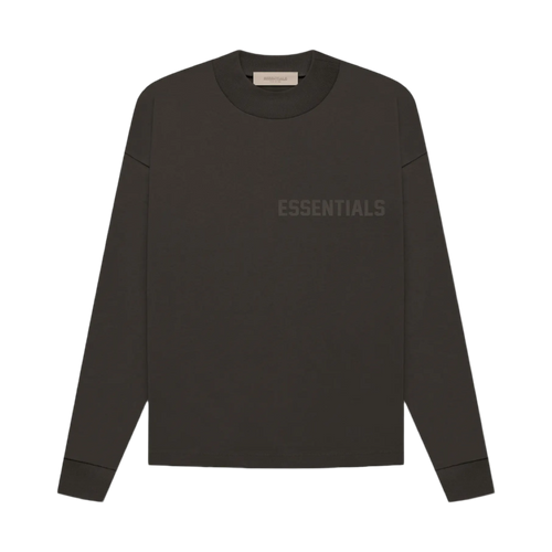 Fear of God Essentials L/S Tee Off Black | Vintage Clothing Store Canada