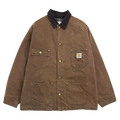 Vintage 90s Carhartt Chore Work Jacket Brown