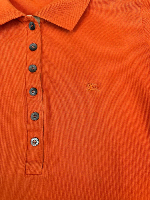 Women's Burberry Polo Shirt Orange | Vitnage Clothing Store Canada