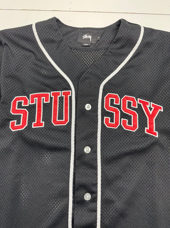 Stussy Team Jersey Black (USED)