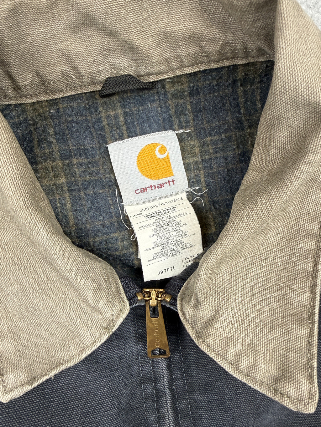 Vintage Carhartt Detroit Jacket Grey