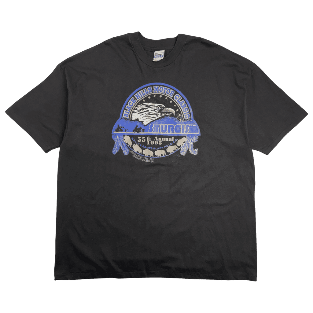 Sturgis 1995 Harley Davidson Sturgis Motorcycle Rally Tee Black