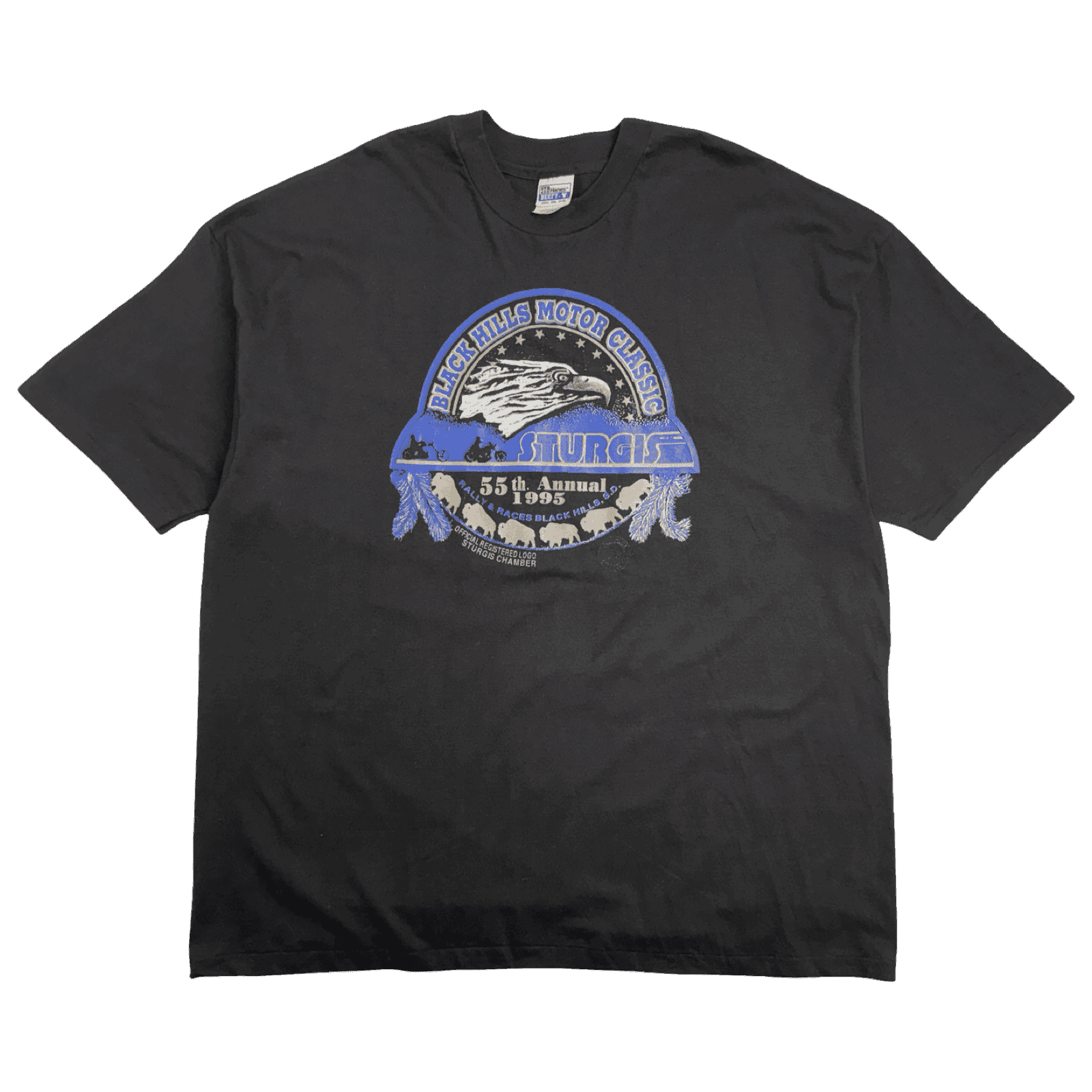 Sturgis 1995 Harley Davidson Sturgis Motorcycle Rally Tee Black