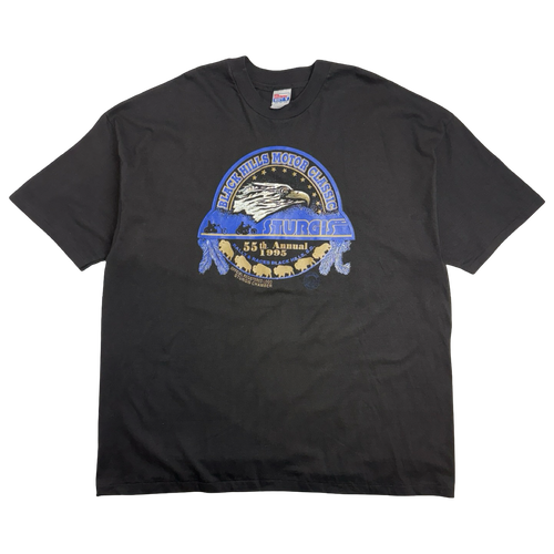 Sturgis 1995 Harley Davidson Sturgis Motorcycle Rally Tee Black | Vintage Clothing Store Canada