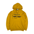 Gucci Coco Capitan Logo Print Hoodie Yellow (USED)