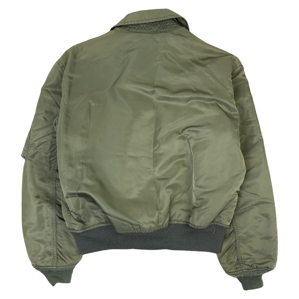 Vintage Alpha Industries CWU 45/P Flight Bomber Jacket Green