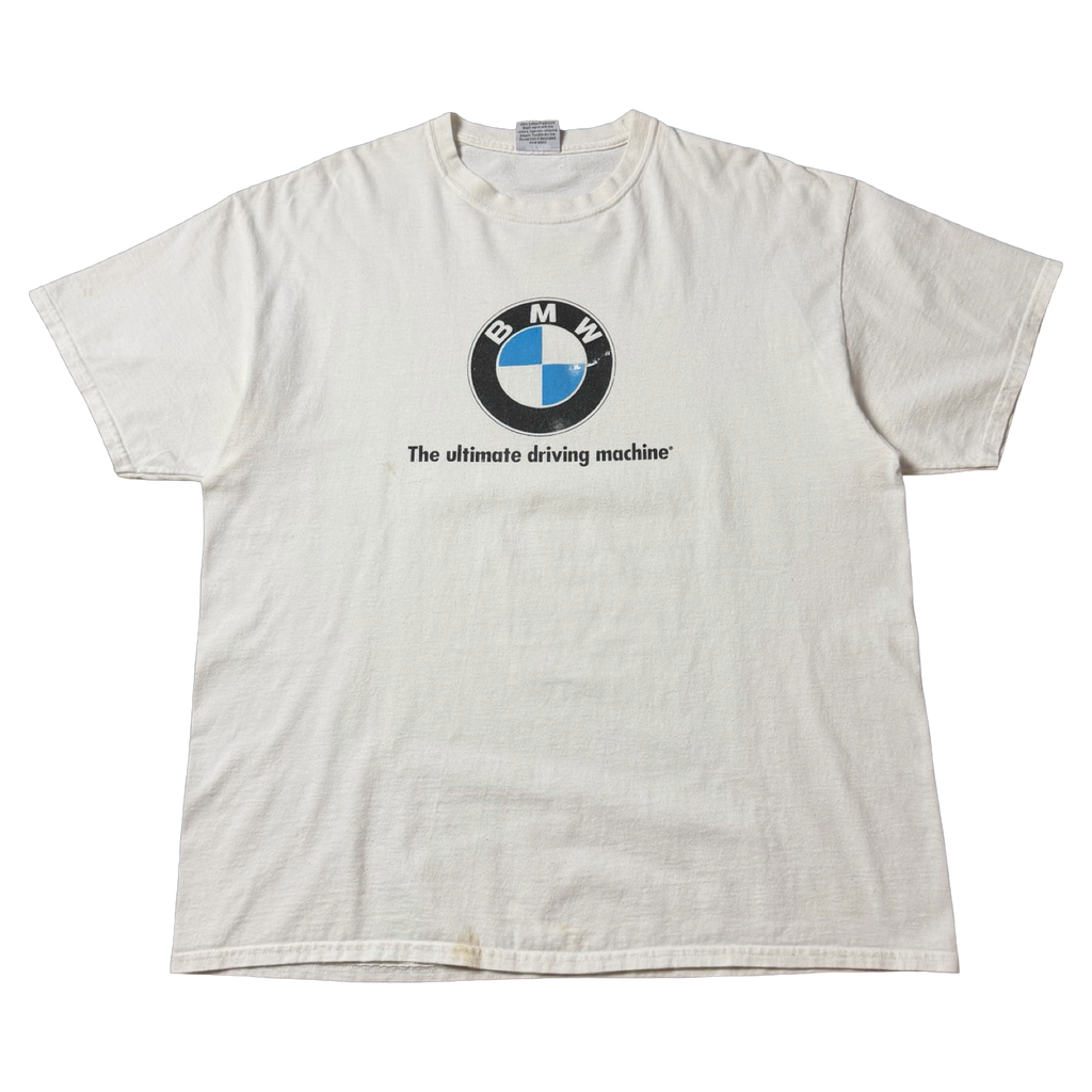 Vintage BMW Driving Machine Tee White