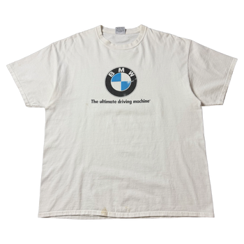 Vintage BMW Driving Machine Tee White