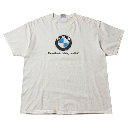 Vintage BMW Driving Machine Tee White | Vintage Clothing Store Canada