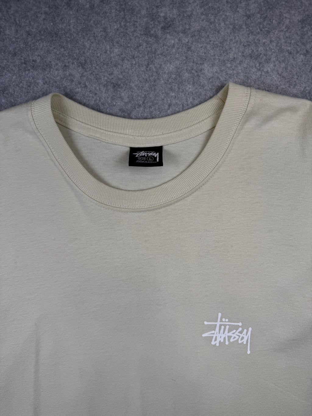 Stussy Basic Tee Bone (USED)