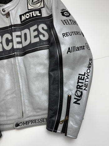 Vintage Mercedes Compressor Leather Racing Jacket