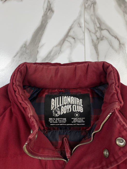 Billionaire Boys Club Canvas Puffer Jacket Red (USED) | Vitnage Clothing Store Canada