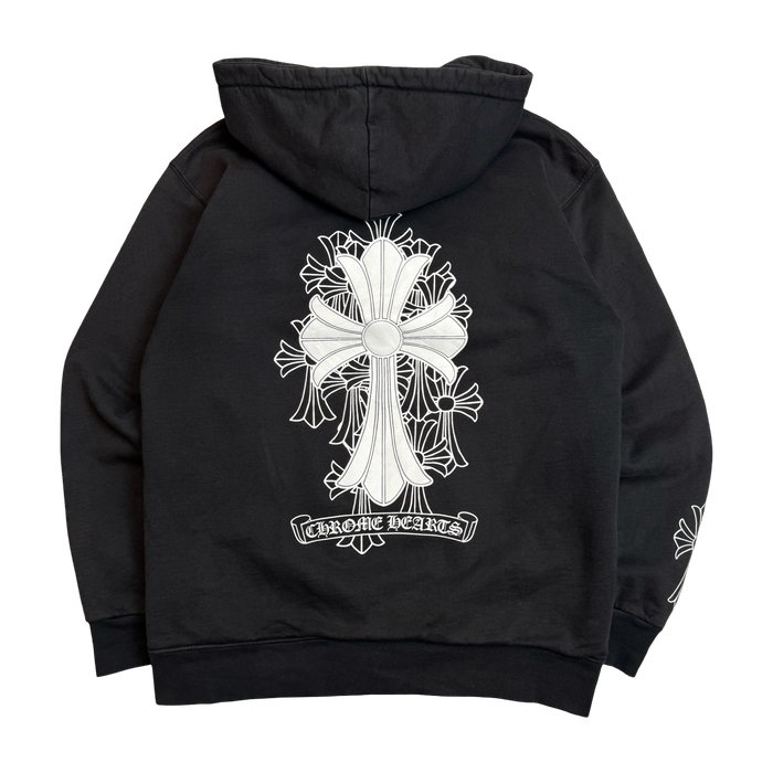 Chrome Hearts Cemetery Cross Thermal Zip Up Sweater Black | Vitnage Clothing Store Canada