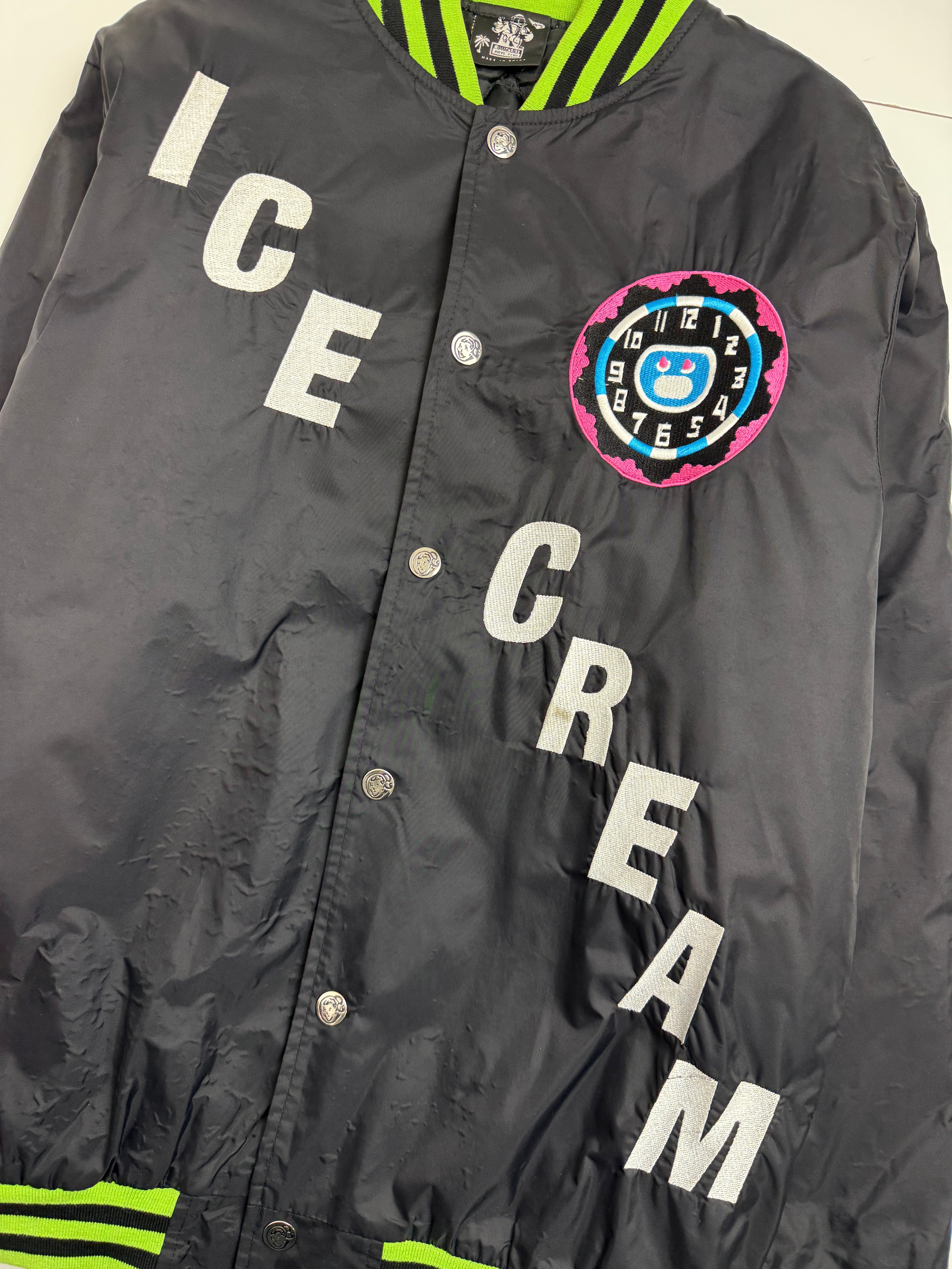Billionaire Boys Club Ice Cream Varsity Jacket Black